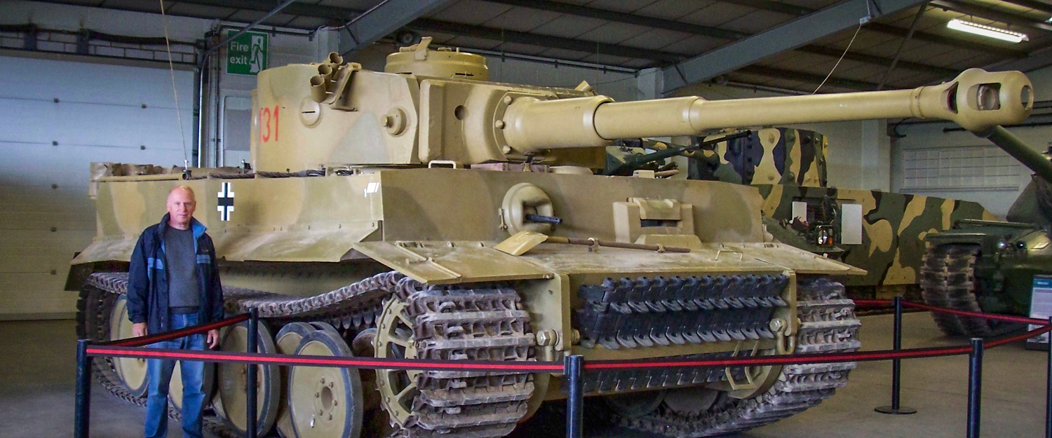 Dale Oscroft with Tiger 131