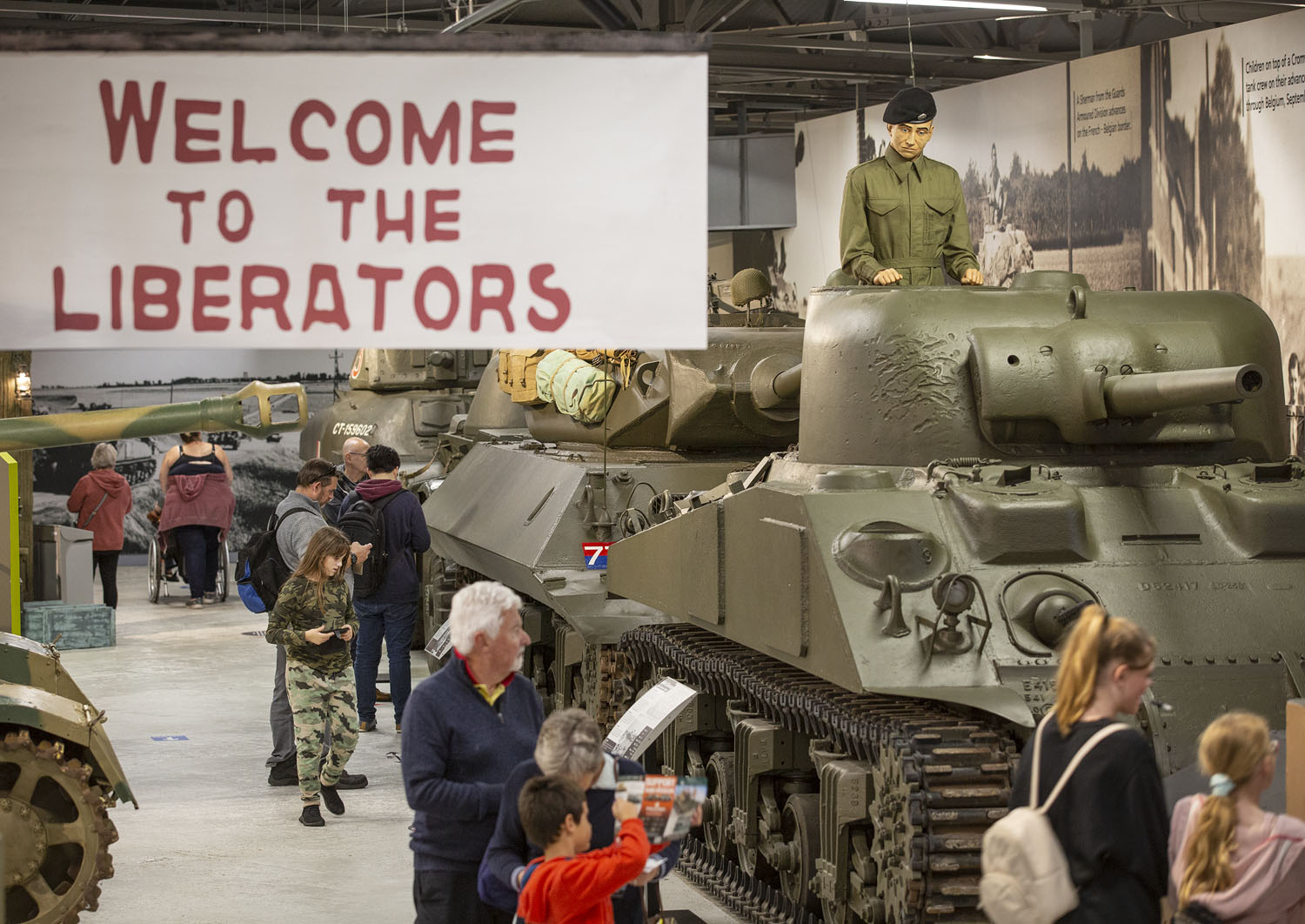 The world's best collection of tanks is shown alongside the powerful stories, like the liberation of Northern Europe.