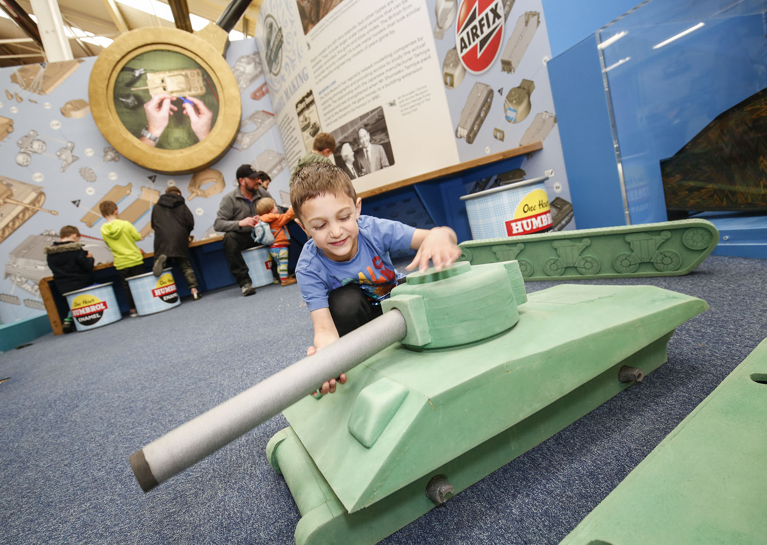 There are plenty of interactive activities for all ages around the Museum.