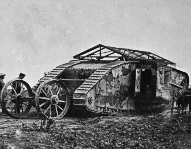 Mark I in WWI Battlefield