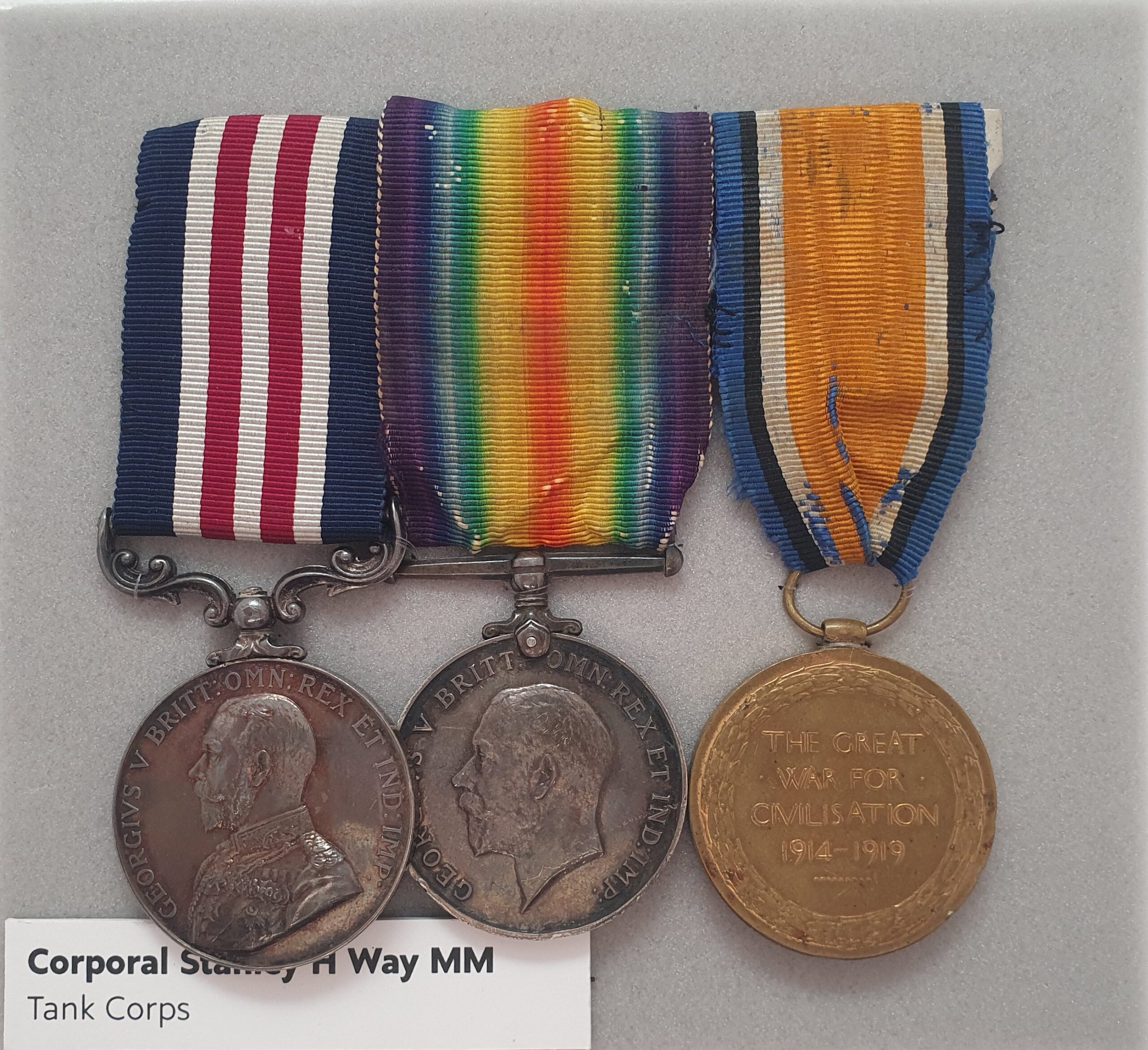 Corporal Stanley H Way Medal Set 1