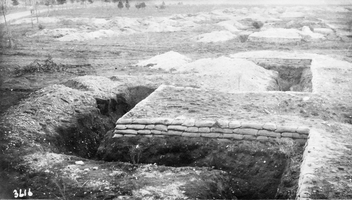 Front line British trench