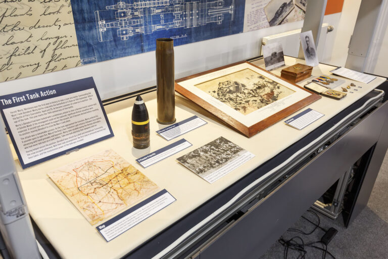 Medals of First Man to Lead a Tank into Battle