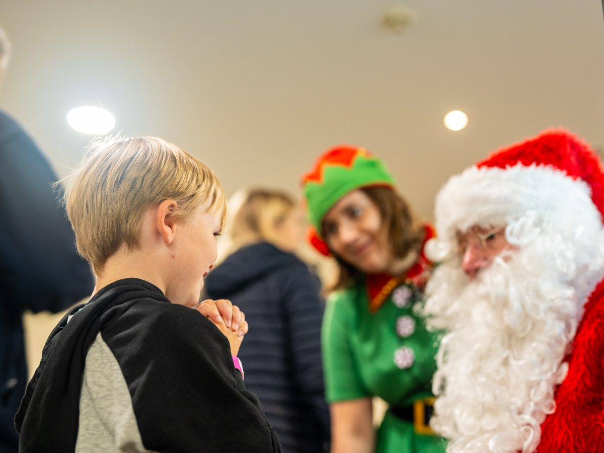 Visitors can meet Santa and the Elves